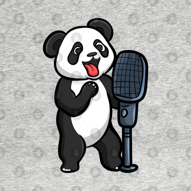 Singing Panda by Ryuga